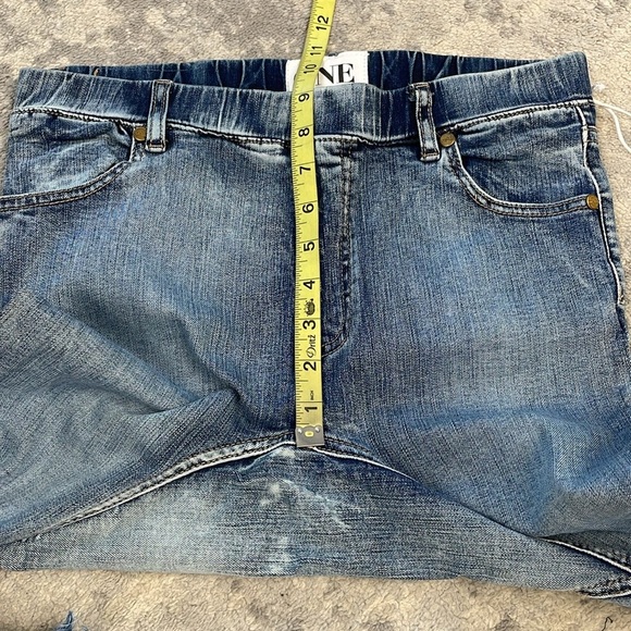 NWT One Teaspoon Killers Jeans Phoenix Wash Distressed Rips Drop Crotch Sz 24 - Picture 11 of 15